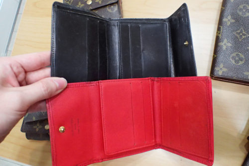 ルイヴィトンの財布の内装