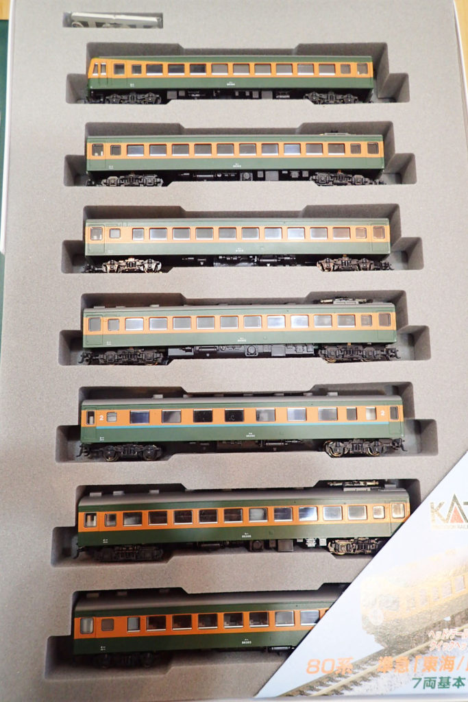 鉄道模型、10-379東海/比叡80系の準急基本7両セット | エコステージの 