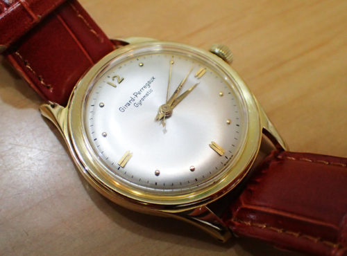 ジラールペルゴの金無垢時計、ジャイロマチック