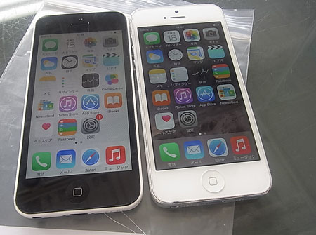 iPhone5とiPhone5c